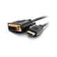 C2G 0.5m HDMI to DVI-D Digital Video Cable, HDMI/DVI for Audio/Video Device (42513)