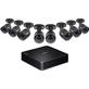 TRENDnet - Ensemble de 8 caméras de surveillance HD CCTV DVR avec disque dur 1 To | enregistreur vidéo numérique CCTV 8 canaux | inclus 8 caméras HD d’extérieur | disque dur 1 To SATA pré-installé | prise en charge jusqu'à 1080p HD | [TV-DVR208K]