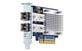 QNAP Dual Port 16Gb Fibre Channel FC Expansion Card - for select NAS SAN Server, SFP+ transceivers included (QXP-16G2FC)