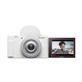 Sony ZV-1F Digital Camera | Compact | 20.1 MP | 4K / 30 fps | ZEISS | Wi-Fi | Bluetooth (White)