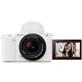 Sony ZV-E1 Full-frame Interchangeable Lens Mirrorless Vlog Camera (Lens Kit / White) | 4K/60p, 120p upgradable | 28-60mm Lens | 4:2:2 10bit | 12.1 MP Back-Illuminated CMOS Exmor R | BIONZ XR Image Processing Engine | AI Processing Subject Recognition
