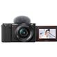 Sony a ZV-E10L Digital Camera (Black - Lens Kit) | Mirrorless Digital Camera | 24.2 MP | APS-C | 4K / 30 fps | 3x Optical Zoom 16-50mm Power Zoom Lens | Wi-Fi | Bluetooth  (ILCZVE10L/B)