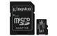 Kingston Canvas Select Plus, 128GB microSDXC Memory Card with Adapter, Class 10, UHS-I, U1, V10, A1, Up to 100MB/s Read (SDCS2/128GBCR)(Open Box)