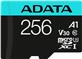 ADATA Premier Pro 256GB microSDXC UHS-I U3 V30S A2  w/Adapter Upto 100MB/s Read, 85MB/s Write(AUSDX256GUI3V30SA2-RA1)