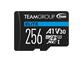 TeamGroup Elite A1 256GB microSDXC 4K UHD UHS-I U3 V30 A1 High Speed Flash Memory Card up to 90MB/s Read, 45 MB/s Write (TEAUSDX256GIV30A103)
