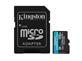Kingston Canvas Go! Plus, 128GB microSDXC Memory Card With Adapter, Class 10, UHS-I, U3, V30, A2 , Up to170MB/s Read and 90MB/s Write (SDCG3/128GBCR)(Open Box)