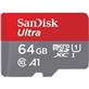 SANDISK Ultra 64GB microSDXC Class 10 UHS-I w/ Adapter, Up to 100MB/s Read(SDSQUA4-064G-CN6MA)