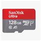 SANDISK Ultra 128GB microSDXC Class 10 UHS-I w/ Adapter, Up to 100MB/s Read(SDSQUA4-128G-CN6MA)
