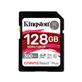 KINGSTON Canvas React Plus 128GB Class 10, UHS-II, U3, V90 300MB/s Read, 260MB/s Write