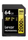 Lexar Professional 2000x 64GB SDXC UHS-II w/o Reader Memory Card(LSD2000064G-BNNNU)