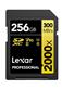 Lexar Professional 2000x  256GB SDXC UHS-II w/o Reader Memory Card(LSD2000256G-BNNNU)(Open Box)