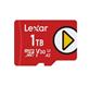Lexar Play 1TB Micro SD UHS-I Memory Card(LMSPLAY1T-BNNNU)