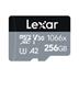 Lexar Professional 1066x 256GB UHS-I Micro SDXC with Adapter Memory Card (LMS1066256G-BNANU)(Open Box)