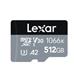 Lexar Professional 1066x 512GB UHS-I Micro SDXC  with Adapter Memory Card  (LMS1066512G-BNANU )