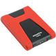 ADATA DashDrive Durable HD650 1TB 2.5" USB 3.0 External Hard Drive Shock-resistant - Red (AHD650-1TU31-CRD)(Open Box)