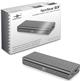 Vantec (NST-205C3-SG) M.2 Nvme SSD to USB 3.1 Gen 2 Type C Enclosure with C to C Cable, Space Gray Color, ID5(Open Box)