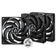 Arctic Cooling P12 SLIM PWM PST – 120mm Pressure optimized case fan | Slim profile | PWM controlled speed with PST (Pack of 3pcs)