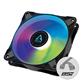 Arctic Cooling P12 PWM PST A-RGB 0dB (Black) – 120mm Pressure optimized case fan | PWM controlled speed with PST | A-RGB illumination
