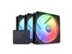 NZXT F120 RGB Core Case Fan Triple Pack, Black(Open Box)