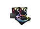 NZXT F120 RGB DUO Case Fan Triple Pack, Black(Open Box)