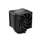 efroidisseur de CPU haute performance DeepCool AK500 ZERO DARK, 5 caloducs en cuivre, dissipateur de chaleur à simple tour, ventilateur PWM FDB de 120 mm, 240 W(Boîte ouverte)