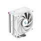 DeepCool AK400 DIGITAL WH Air Cooler, White, Single Tower, Real-Time CPU Status Screen, 4 Copper Heat Pipes, 220W Heat Dissipation, All White Design(Open Box)