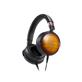 AUDIO-TECHNICA ATH-WP900 Portable Over-Ear Wooden Headphones | 53mm Diamond-Like Carbon Coated Drivers