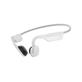 SHOKZ OpenMove Wireless Headphones, White | Bluetooth | 7th Gen Bone Conduction & Open-Ear Design with Mic | IP55 Water Resistant | 6-Hour Battery Life