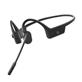 SHOKZ OpenComm Wireless Stereo Headphones, Black | Bluetooth |7th Generation Bone Conduction with Open-Ear Design with Noise Cancelling Boom Mic | 16 Hours of Talk Time & Quick Charge