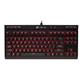 Corsair Gaming K63 Compact Mechanical Keyboard, Backlit Red LED, Cherry MX Red (CH-9115020-NA)(Open Box)