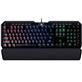 Redragon Indrah K555 RGB LED Backlit Mechanical Keyboard Blue Swtiches 104 + Macro Key And Wrist Rest [K555]