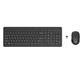 HP 330 Wireless Keyboard and Mouse Combo - 2.4 Ghz Wireless USB Receiver - Chiclet Keys, 12 Keyboard Shortcuts - 1600 DPI Multi-Surface Mouse - LED Num Lock, Caps Lock, Scroll Lock (2V9E6AA#ABL))