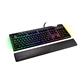 ASUS ROG Strix Flare Aura Sync RGB Mechanical Gaming Keyboard with Cherry MX Blue Switches, Customizable Badge, USB Pass Through and Media Controls