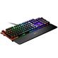 STEELSERIES Apex 5 Hybrid Mechanical Gaming Keyboard – Per-Key RGB Illumination – Aircraft Grade Aluminum Alloy Frame – OLED Smart Display (Hybrid Blue Switch)(Open Box)