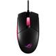 ASUS (ROG Strix Impact II Electro Punk) - Souris de jeu | légère, ergonomique | 6 200 PPP | 5 boutons programmables | câble en caoutchouc souple | éclairage RVB Aura Sync | rose foncé