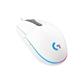LOGITECH G203 Gaming Mouse - Cable - White - 1 Pack - USB - 8000 dpi - 6 Button(s)