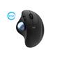 LOGITECH ERGO M575 Wireless Trackball - Optical - Wireless - Bluetooth - 2.40 GHz - Black - USB - 2000 dpi - Scroll Wheel - 5 Button(s)