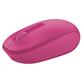 Microsoft Wireless Mobile Mouse 1850 Magenta Pink(U7Z-00063 ) | 2.4GHz Wireless , Plug & Go , Nano Receiver