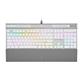 CORSAIR K70 PRO Optical-Mechanical Wired CORSAIR OPX Optical Switch Keyboard with RGB Backlighting – White(Open Box)