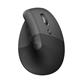 LOGITECH Lift Vertical Ergonomic Mouse, Wireless, Bluetooth or Logi Bolt USB receiver, Quiet clicks, 4 buttons - Graphite(Open Box)