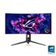 Asus ROG Swift PG34WCDM 34" OLED, Ultrawide (3440 x 1440), 240 Hz, 0.03 ms (GTG) response time, G-SYN compatible, ROG Smart KVM, 90 W Type-C 800R Curved Gaming Monitor