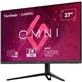 ViewSonic Omni 27" QHD 2560x1440 Fast IPS 165Hz 0.5ms (MPRT) AMD FreeSync Premium Height Adjustable 2x HDMI 2.0 1x DisplayPort 1.4 Gaming Monitor, VX2728J-2K(Open Box)