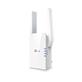 TP-LINK (RE505X) AX1500 Wi-Fi Range Extender. 300 Mbps at 2.4GHz, 1200 Mbps at 5GHz. Wi-Fi 6 technology creates a Mesh network by connecting to a OneMesh router for seamless whole-home coverage. Provide faster-wired connections to smart TVs, computers and gaming consoles. Easily access and manage your network using any iOS or Android mobile device.