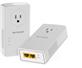 NETGEAR (PLP2000-100PAS) Powerline 2000 + Extra Outlet - 2 - 2 x Network (RJ-45) - 2000 Mbit/s Powerline - HomePlug AV2 - Gigabit Ethernet A(Open Box)