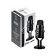 MSI IMMERSE GV60 Streaming MIC, USB Type-C Interface and 3.5mm Aux, for Professional Applications with Intuituve Control in 4 Modes: Stereo, Omnidirectional, Cardioid and Bidirectional