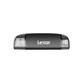 Lexar Dual-Slot USB-A/C Reader,  Feature SD and microSD card with Upto 250 MB/s transfer speed, USB 3.1 and 2.0 ports Compatibility