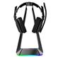 Blue Solids Technology -  RGB Lighting Gaming Headset Stand with Three USB Ports , Black