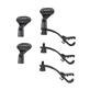 SAMSON DMC200 Drum Microphone Clip 3-Pack | Tension-Mounted Rim Clips | Swivel-style Mic Adapters