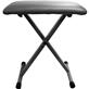 CASIO ARBENCH - X-Style Adjustable Padded Keyboard Bench (Black) | Cushioned for Comfort | Supports 250 lb