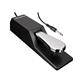 ALESIS ASP-2 Universal Piano Style Sustain Pedal | For Digital Pianos and Keyboards | For MIDI Controllers | 1/4" Connector | Polarity Switch